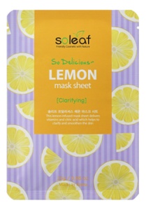 SOLEAF Маска для лица с лимоном (25мл)