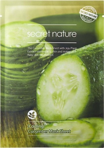 SECRET NATURE Освежающая маска для лица с огурцом, 25 гр