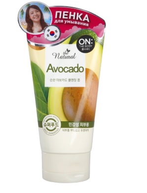 OTB Пенка для умывания с маслом авокадо и фруктовыми экст.NATURAL AVOCADO, 120г (18081