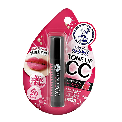 MENTHOLATUM TONE UP CC Бальзам для губ увлажняющий (розовый), 4,5 г