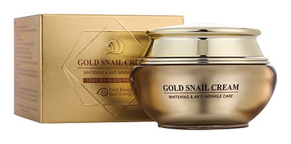 GOLD SNAIL Крем для лица с коллоидным золотом и муцином улитки, 50г    