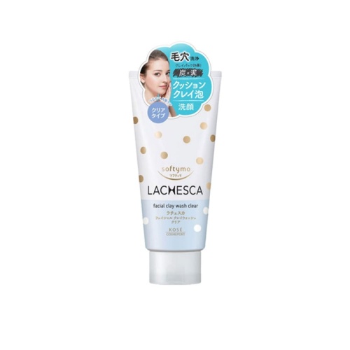 KOSE COSMEPORT Очищающая пенка для умывания с углем "Softymo" Lachesca,130мл