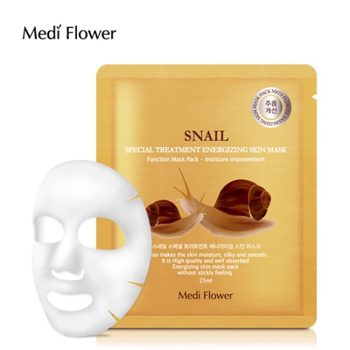 Medi Flower Маска интенсивная с экстрактом улитки 