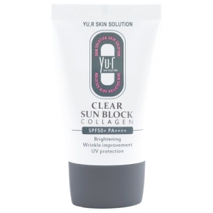 Солнцезащитный крем YU.R Clear Sun Block Collagen SPF 50+ PA++++ 30 мл