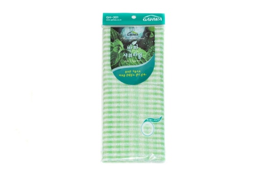 Gahwa Peppermint Massage Shower Towel/Массажная мочалка с мятой Gahwa