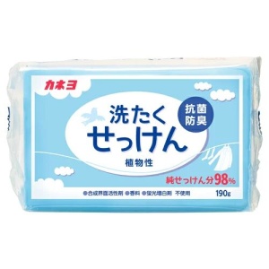 KANEYO Хозяйственное мыло для удаления загрязнений с воротников и манжет "98% жирных кислот"
