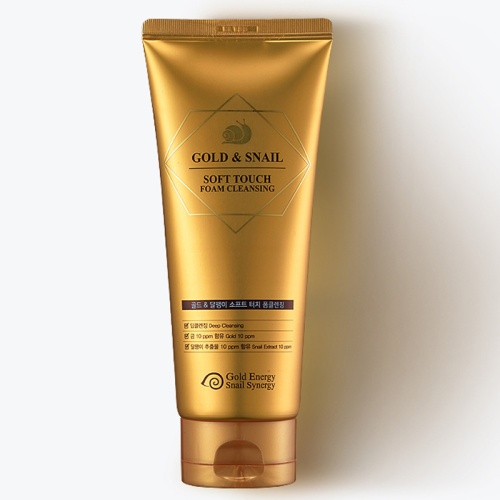 GOLD SNAIL Очищающая пенка с коллоидным золотом и муцином улитки, 170мл