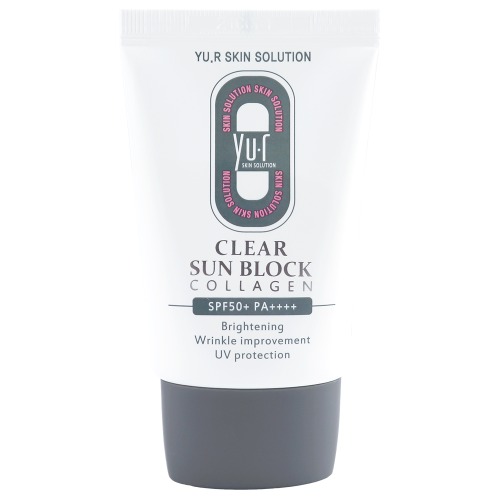 Солнцезащитный крем YU.R Clear Sun Block Collagen SPF 50+ PA++++ 30 мл Солнцезащитный крем YU.R Clear Sun Block Collagen SPF 50+ PA++++ 30 мл