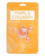 Маска для лица с экстрактом жемчуга и коллагеном Yu-r Me Pearl & Collagen Sheet Mask, 25 g