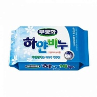 Mukunghwa Отбеливающее хоз. мыло "Laundry soap" для стирки взрослого и детского белого белья, 230г