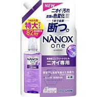 LION Жидкое средство для стирки "TOP NANOX One Odor", суперконцентрат,от неприятных запахов, 820 гр.