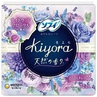 UNICHARM Ежедневные гигиенические прокладки Sofy Kiyora, цветочный аромат, 14 см, 72 шт. 
