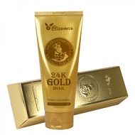 Elizavecca Пенка для умывания с муцином улитки и золотом 24k Gold Snail Cleansing Foam(180мл)