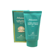 JM Solution Marine Luminous Pearl Sun Cream Санкрем с экстрактом жемчуга 50мл 