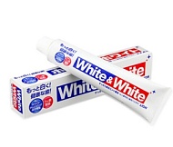 LION Зубная паста WHITE&WHITE отбеливающая с кальцием, 150г