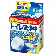 KOBAYASHI Таблетки для чистки сливного отверстия унитаза, 3 шт