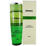 IPKN NEWYORK Двухфазная жидкость  для снятия макияжа с губ и глаз с экстрактом алоэ, 140мл