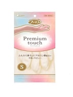 ST Перчатки виниловые "Family Premium Touch", пропитанные гиалурон. кислотой, жемчужные, размер S