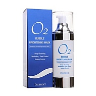 DEOPROCE O2 Маска кислородная для лица осветляющая 100мл