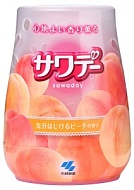 "KOBAYASHI" Освежитель воздуха для туалета Kaori Kaoru - аромат персика в шампанском, 140 гр