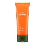 Ottie Очищающая веган-пенка на основе органической моркови "Vegan Beta-Carrot Foam Cleanser", 100мл