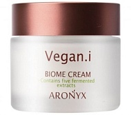 Aronyx Крем для лица с ферментированными экстрактами Vegan.i Biome Cream, 50 мл