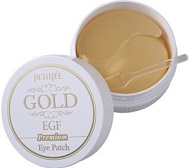 PETITFEE Гидрогелевые патчи для кожи вокруг глаз с золотом и EGF-фактором