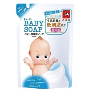 Cow Brand Пенящееся жидкое мыло «Кьюпи» для детей, сменная упаковка, 350мл