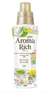 LION Кондиционер для белья ДЛИТЕЛЬНОГО действия "Aroma Rich Элли" с аром. нат. масел, 480мл