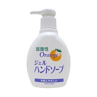 ROCKET SOAP Увлажняющее жидкое мыло для рук "Orange" слабощелочное, диспенсер 200мл