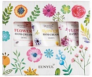 EUNYUL FLOWER Набор Кремов для рук (сирень,хризантема и роза) 50мл*3шт.