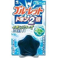 "Bluelet Dobon W" Двойная очищающая и дезодорирующая таблетка для бачка унитаза, аромат мяты, 120г