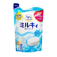 COW BRAND Жидкое мыло для тела c церамидами и молочными протеинами, аромат свежести, 360мл
