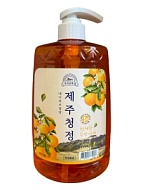 Экологически чистое средство для посуды с экстрактом мандарина "Jeju Cleanliness Nature", 1000мл