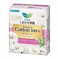 КАО Ежедневные гигиенические прокладки "Laurier" Линия "Botanical Cotton", ландыш и белые цв, 54 шт.