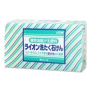 LION Мыло хозяйственное Loundry soap для белого и цветного белья ручной стирки, 220 гр