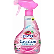 КAO Пенящееся моющее средство для ванной комнаты "Magiclean" Super Clean с ароматом роз, спрей 380мл