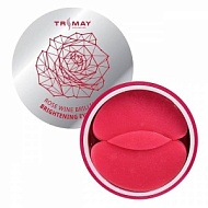 TRIMAY Патчи с розой и вином EGF Rose Wine Brightening Eye Patch