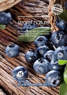 SECRET NATURE BLUEBERRY SHEET MASK Укрепляющая маска для лица с черникой