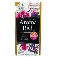 LION Кондиционер для белья с ароматом натуральных масел "Soflan Aroma Rich Juliette", 380мл