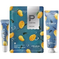 FRUDIA Набор "Спелый манго" (3шт) (маска для губ/крем/ маска манго)