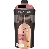 KAO Шампунь "Essential The Beauty" для повреж.волос разглаж."Увлажнение и восстановление", 340мл