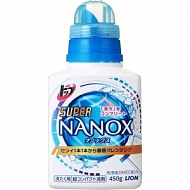 LION Гель для стирки "TOP Super NANOX" (концентрированный) 450гр