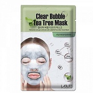 LABUTE Маска кислородная Clear  Bubble Tea Tree  Mask(20 мл)
