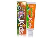 МKH Детская гелевая зубная паста с ярким тропическим вкусом с 2-ух лет "Kizcare Kids", 75г